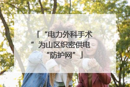 “电力外科手术”为山区织密供电“防护网”