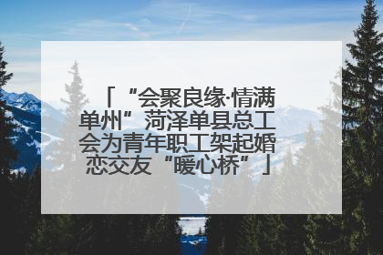 “会聚良缘·情满单州”菏泽单县总工会为青年职工架起婚恋交友“暖心桥”