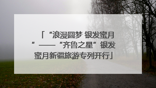 “浪漫圆梦 银发蜜月”——“齐鲁之星”银发蜜月新疆旅游专列开行