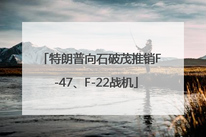 特朗普向石破茂推销F-47、F-22战机