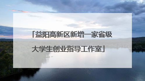 益阳高新区新增一家省级大学生创业指导工作室