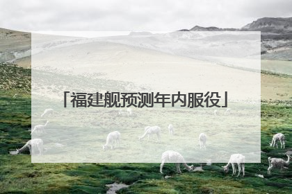 福建舰预测年内服役