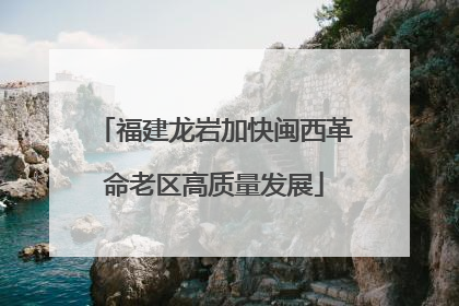 福建龙岩加快闽西革命老区高质量发展