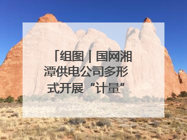 组图｜国网湘潭供电公司多形式开展“计量”主题宣传