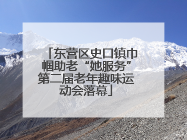 东营区史口镇巾帼助老“她服务”第二届老年趣味运动会落幕