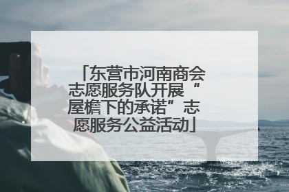 东营市河南商会志愿服务队开展“屋檐下的承诺”志愿服务公益活动