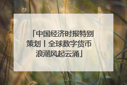 中国经济时报特别策划丨全球数字货币浪潮风起云涌