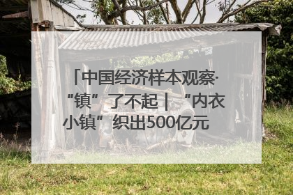 中国经济样本观察·“镇”了不起｜“内衣小镇”织出500亿元“里子产业”