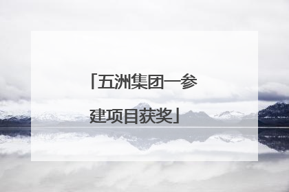 五洲集团一参建项目获奖