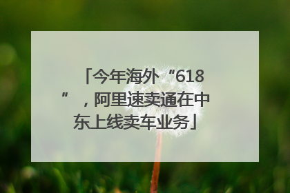 今年海外“618”，阿里速卖通在中东上线卖车业务