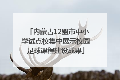 内蒙古12盟市中小学试点校集中展示校园足球课程建设成果