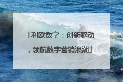 利欧数字：创新驱动，领航数字营销浪潮