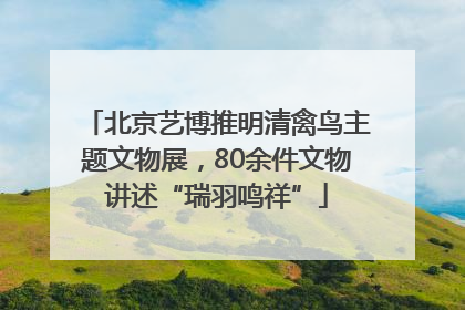 北京艺博推明清禽鸟主题文物展，80余件文物讲述“瑞羽鸣祥”