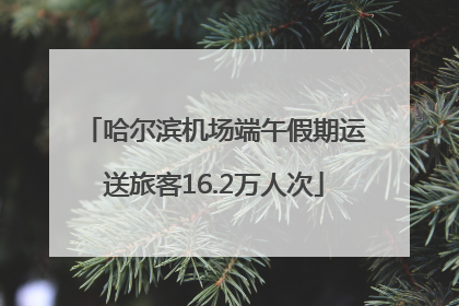 哈尔滨机场端午假期运送旅客16.2万人次