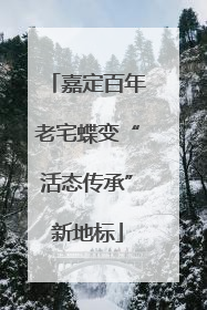 嘉定百年老宅蝶变“活态传承”新地标