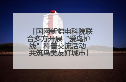 国网新疆电科院联合多方开展“爱鸟护线”科普交流活动 共筑鸟类友好城市