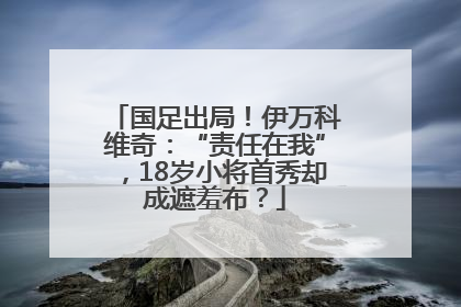 国足出局！伊万科维奇：“责任在我”，18岁小将首秀却成遮羞布？