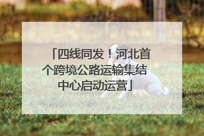 四线同发！河北首个跨境公路运输集结中心启动运营