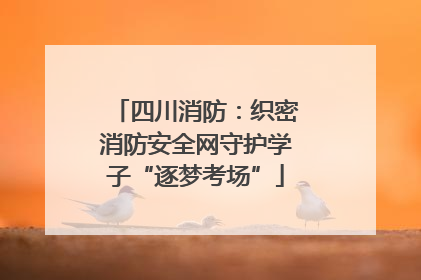 四川消防：织密消防安全网守护学子“逐梦考场”