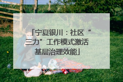 宁夏银川：社区“三力”工作模式激活基层治理效能