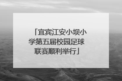 宜宾江安小坝小学第五届校园足球联赛顺利举行