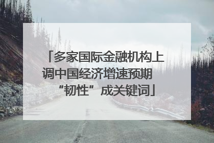 多家国际金融机构上调中国经济增速预期 “韧性”成关键词