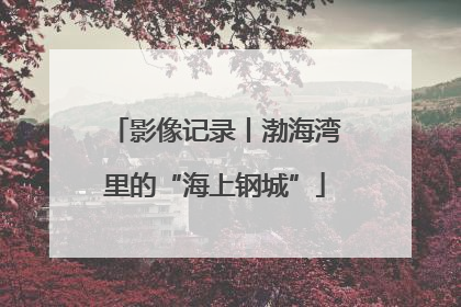 影像记录丨渤海湾里的“海上钢城”