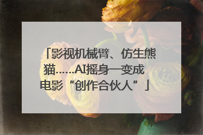 影视机械臂、仿生熊猫……AI摇身一变成电影“创作合伙人”