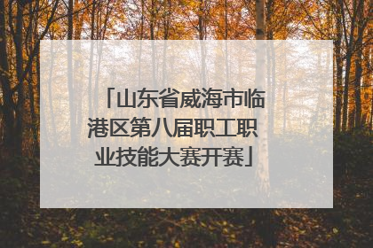 山东省威海市临港区第八届职工职业技能大赛开赛