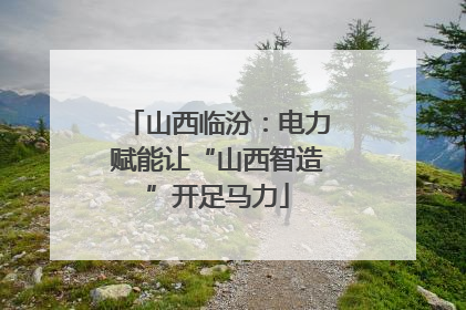 山西临汾：电力赋能让“山西智造”开足马力