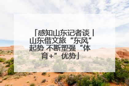 感知山东记者谈丨山东借文旅“东风”起势 不断塑强“体育+”优势