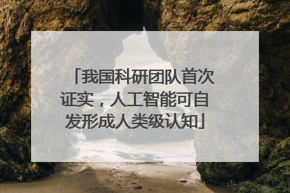 我国科研团队首次证实，人工智能可自发形成人类级认知