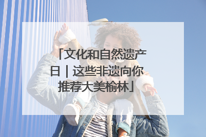 文化和自然遗产日｜这些非遗向你推荐大美榆林