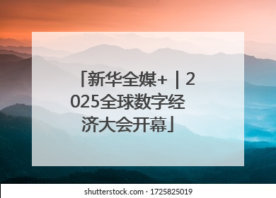 新华全媒+｜2025全球数字经济大会开幕