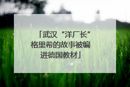 武汉“洋厂长”格里希的故事被编进德国教材