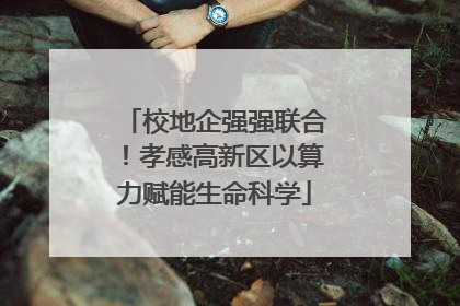 校地企强强联合！孝感高新区以算力赋能生命科学