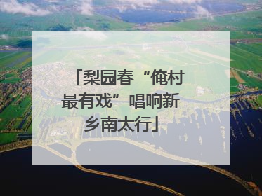 梨园春“俺村最有戏”唱响新乡南太行