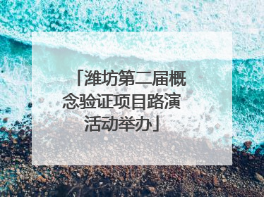 潍坊第二届概念验证项目路演活动举办