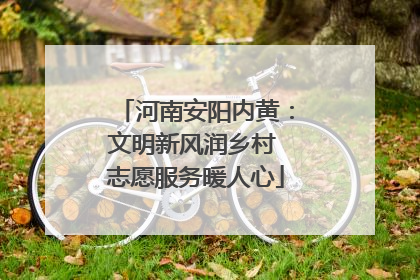河南安阳内黄：文明新风润乡村 志愿服务暖人心