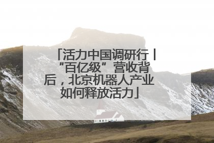 活力中国调研行丨 “百亿级”营收背后，北京机器人产业如何释放活力
