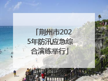 荆州市2025年防汛应急综合演练举行