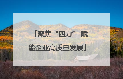 聚焦“四力” 赋能企业高质量发展