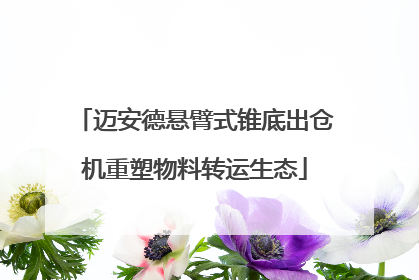 迈安德悬臂式锥底出仓机重塑物料转运生态