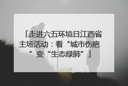 走进六五环境日江西省主场活动：看“城市伤疤”变“生态绿肺”