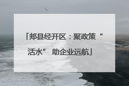 郏县经开区：聚政策“活水” 助企业远航