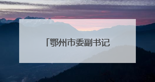 鄂州市委副书记汪小波出任湖北大数据集团董事长