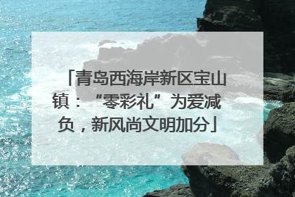 青岛西海岸新区宝山镇：“零彩礼”为爱减负，新风尚文明加分
