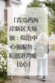 青岛西海岸新区大场镇：综治中心强服务，和谐港湾暖民心
