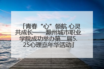 青春“心”领航 心灵共成长——滁州城市职业学院成功举办第二届5.25心理嘉年华活动