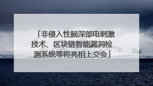 非侵入性脑深部电刺激技术、区块链智能漏洞检测系统等将亮相上交会
